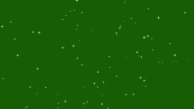 Floating White Dust Particles Animation, CC Particular Style, Glowing Shimmering Light Motion, Seamless Loop, Elegant Sparkling Energy Background, Green Screen, 4K Ultra HD Video