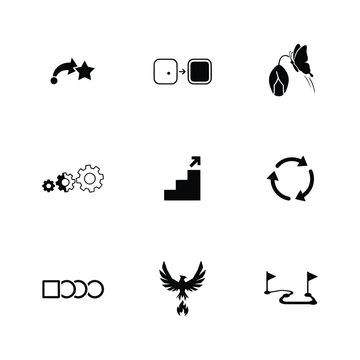 Hand-drawn vector icons for travel and communication. Minimalist black line symbols for apps, maps, and global connectivity.