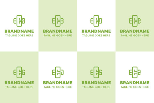 Letters EEA EEB EED EEE EEG EEJ EES EEZ Plus Logo Set
