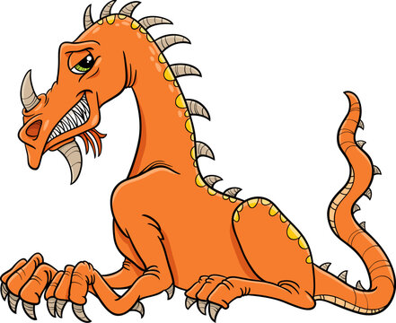 cartoon dragon fantasy comic animal character