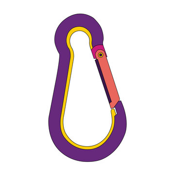 Snap-hook Carabiner Vector Illustration Asset