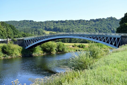 Gloucester Bridge Over the River Severn in England