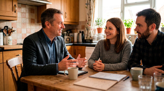 Counselor Listening and Engaging with a Couple in Therapy Session