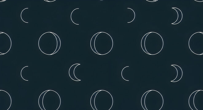 Celebrating the mid autumn festival a beautiful seamless pattern of mooncakes and lanterns