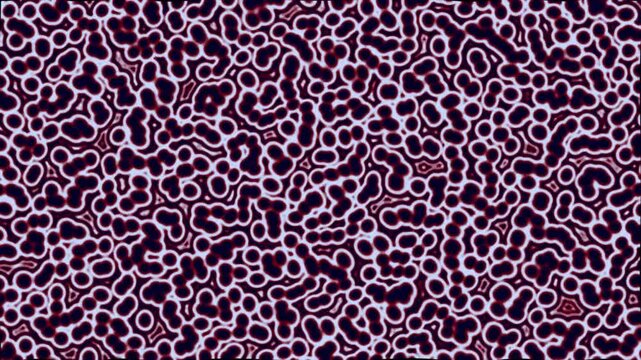 Microscopic Pattern: Abstract visualization of a cellular or microscopic pattern, featuring interconnected organic shapes and a textured surface, creating a sense of intricate biological design.