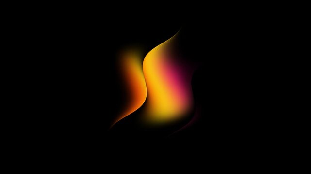 4K abstract de-focused colorful bokeh gradient background loop, abstract clowing background with multicolored blurred gradients moving on dark background, creative luxury effect element templates