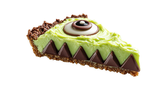 Monster pie slice sweet dessert spooky treat