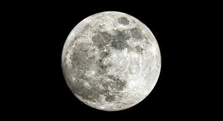 Obraz premium A bright full moon shining in the night sky during the traditional chinese mid autumn festival celebration