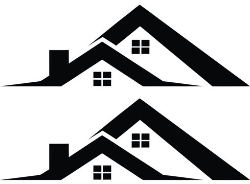 House Roof Real Estate Modern Logo Vector Design