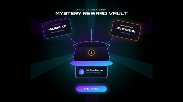 Engaging Mystery Reward Vault for User Experience Gamification in Digital Gaming Environments