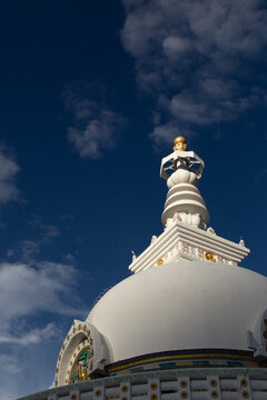 Shanti Stupa in Leh, Ladakh