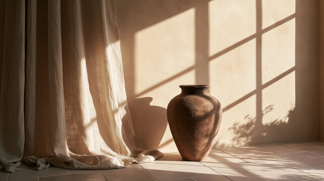 Wabi sabi interior living room imperfect plaster walls in war