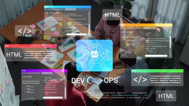 Team Collaboration on Software Development Project Utilizing AI Tools and DevOps Methodologies for Enhanced Efficiency and Productivity in Workspace Gluon.