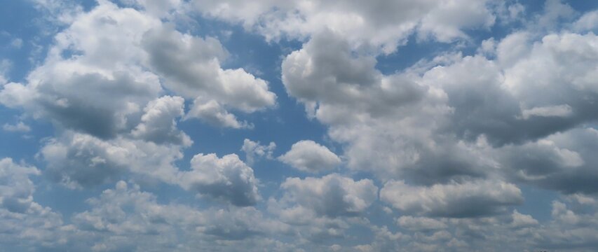 Beautiful cloudscape in blue sky