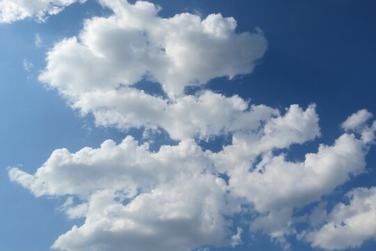 Beautiful cloudscape in blue sky