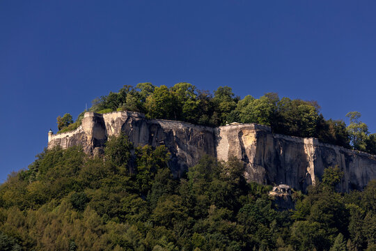 Festung K&ouml;nigstein, K&ouml;nigstein, Elbsandsteingebirge, Nationalpark S&auml;chsische Schweiz, Sachsen, Deutschland, 27.08.2026 