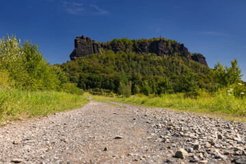 Lilienstein, Tafelberg, Elbsandsteingebirge, Nationalpark Sächsische Schweiz, Sachsen, Deutschland, 27.08.2026  © Peter Engelke