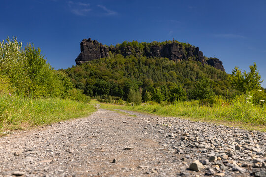 Lilienstein, Tafelberg, Elbsandsteingebirge, Nationalpark S&auml;chsische Schweiz, Sachsen, Deutschland, 27.08.2026 