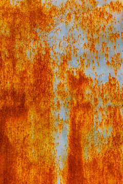 Close-up Abstract Rusty Metal Texture Background
