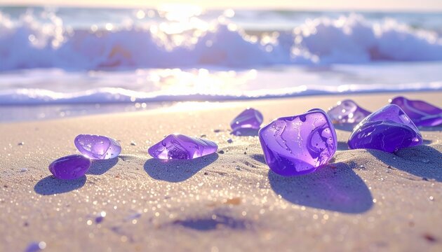 Violet Sea Glass Beach