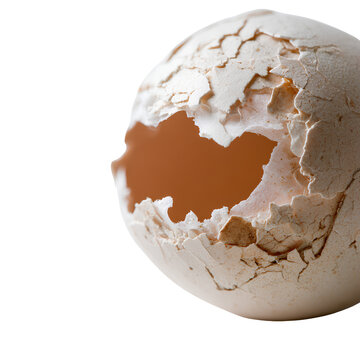 broken egg shell