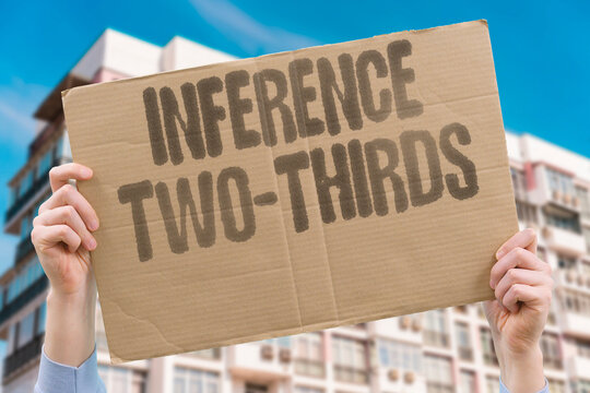 "Inference two-thirds" Most compute used for inference in 2026. INFERENCE. COMPUTE. MAJORITY. ENERGY. DEMAND.