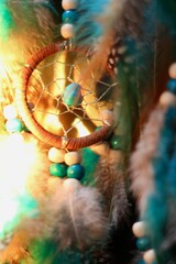 Dream catcher photo dreamcatcher magic mascot bright wallpaper © Elena K