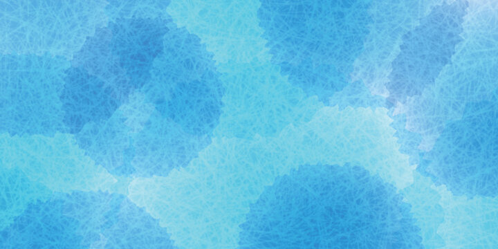 Blue Abstract Texture with Circular Patterns