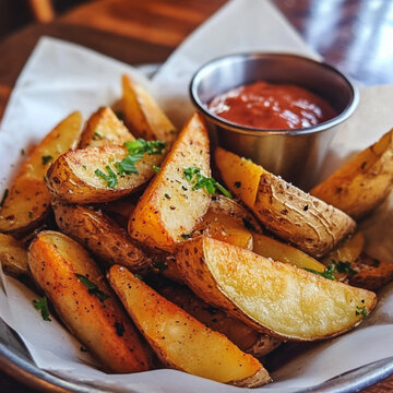 gourmet potato wedge fries