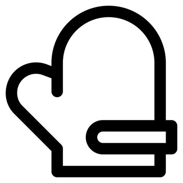 gloves icon illustration