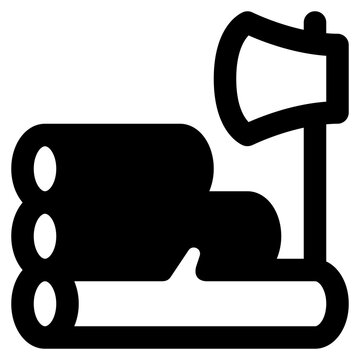 log icon illustration