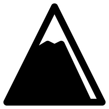 mountain icon illustration