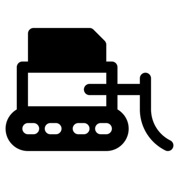 snow plow icon illustration
