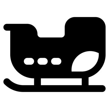 sleigh icon illustration