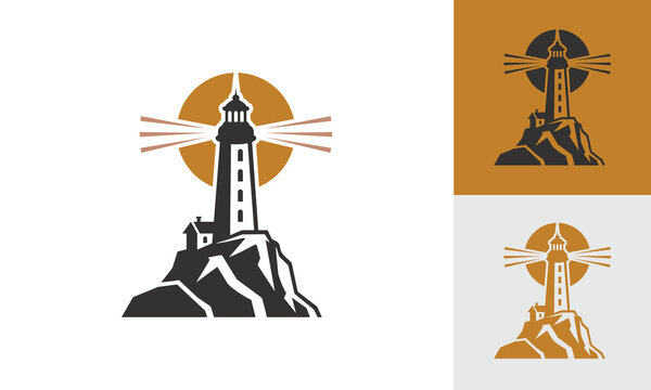 Lighthouse logo illustration