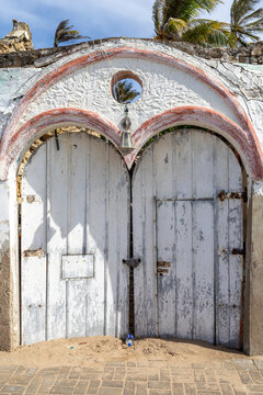 Traditional Caribbean Houses in the Coastal Town of Adicora, Venezuelan Coast Travel