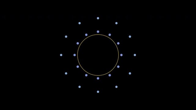  Circle Pop 3 Types with Black Background 4K Abstract Bubble Animation for VFX and Motion Graphics