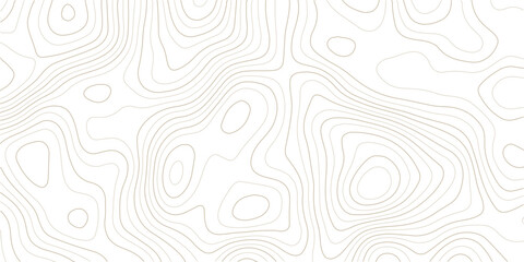 Contour topographic map lines on white background. Minimalist geographic elevation pattern. Abstract terrain map suitable for backgrounds. © MD.HUZZATULLAHISLAM