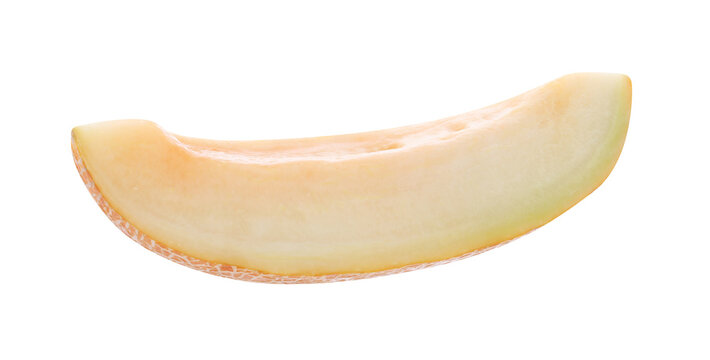 Piece of sweet melon on transparent background