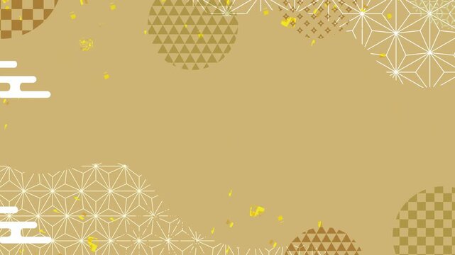 Elegant Japanese traditional pattern design 4K