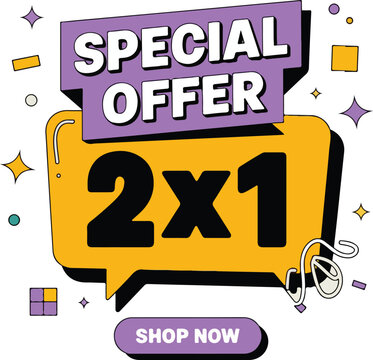 Special offer 2x1 deal shop now