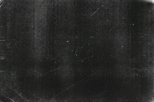 Photocopier scanner texture with smudged noise and grunge effect, black and white retro film overlay for old photo editing, posters, print effects and creative design.