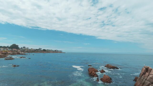 View of Pacific Grove, California 