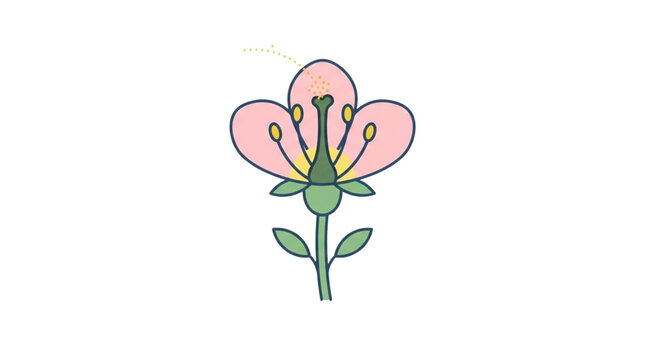 Flower self pollination vector 
