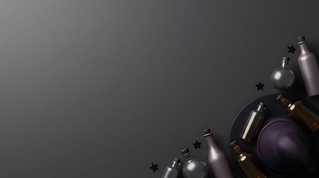 Medieval armor displayed in a dark setting with dramatic lighting and shadow