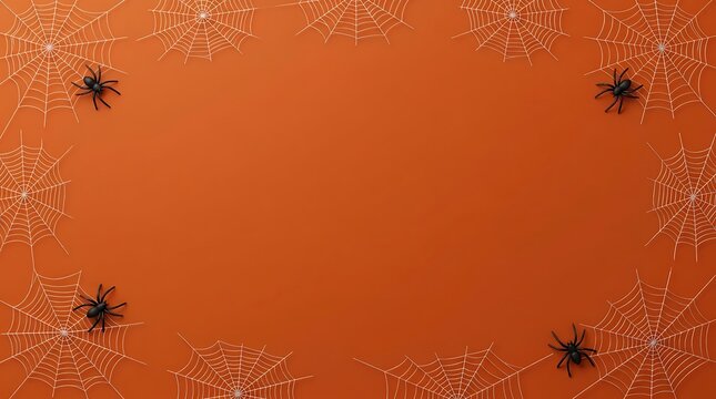 A plain orange rectangular surface featuring four dark circular holes positioned near each of the four corners