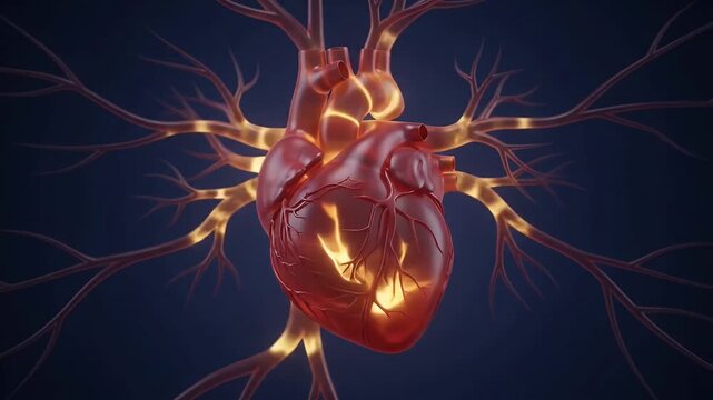 Continuous Heartbeat Cycle and Cardiovascular Pumping Rhythm