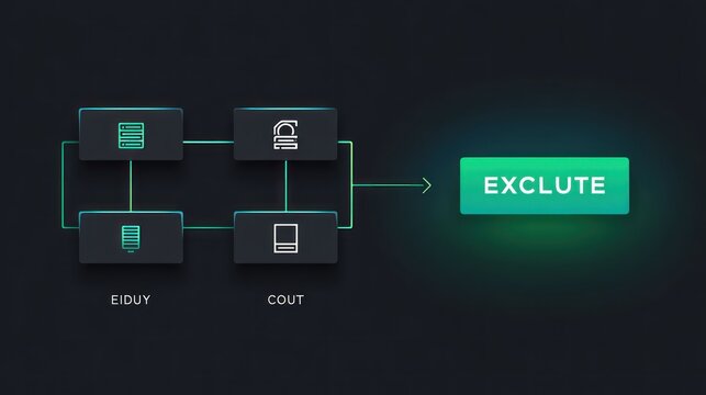 Data flow diagram with exclude process