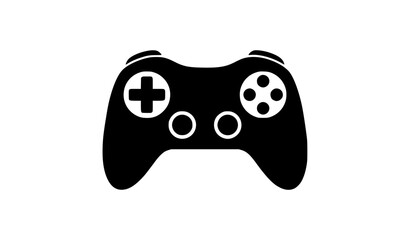 Minimalist glyph video game controller joystick gamepad icon for gaming entertainment community website stream dashboard arcade mobile application branding presentation layout graphic template element © Riyad