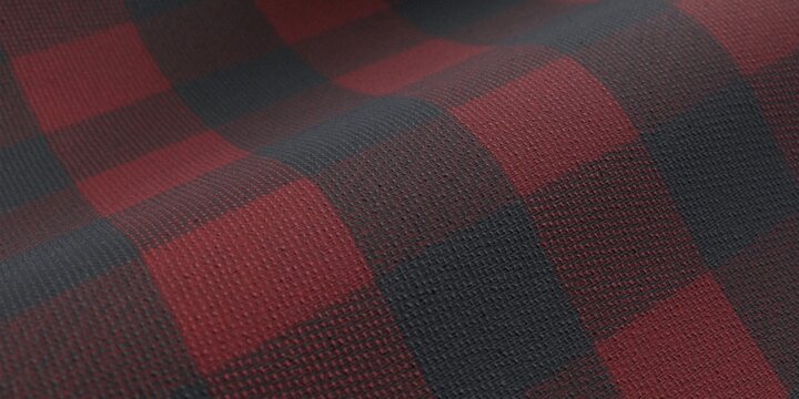red black buffalo plaid fabric texture checkered flannel pattern cotton textile background rustic check cloth material surface seamless upholstery cover website banner design template presentation bac